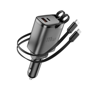 Chargeur de voiture rapide WiWU Helix Pro 111W GaN USB-A+C