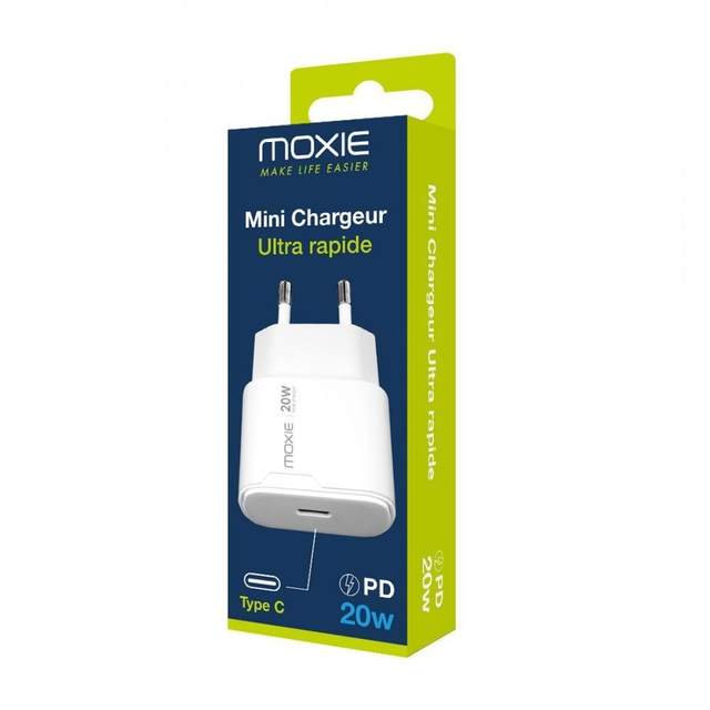 Chargeur secteur rapide 20W Power Delivery USB-C - Sous packaging