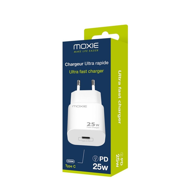 Chargeur secteur rapide 25W Power Delivery USB-C