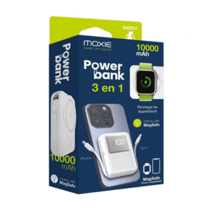 Batterie de secours MagSafe 10 000 mAh Fast charge + 2 câbles