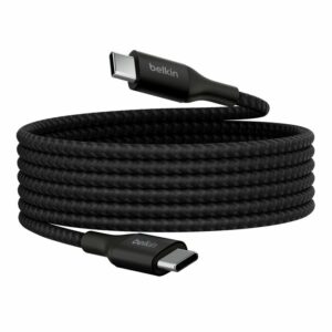 BELKIN Câble Tressé PCR USB-C vers USB-C 240W 2.0 2m (Noir)